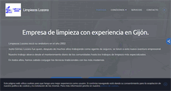 Desktop Screenshot of limpiezaslozanogijon.com