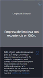 Mobile Screenshot of limpiezaslozanogijon.com