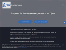 Tablet Screenshot of limpiezaslozanogijon.com